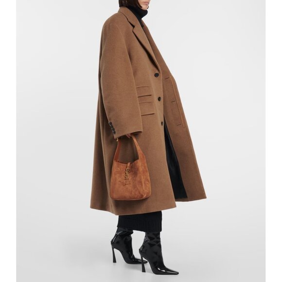 Saint Laurent Small Le 5 A 7 Hobo Bag in Brown Caramel - Picture 2 of 9